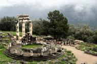 A ceremonial area at Delphi